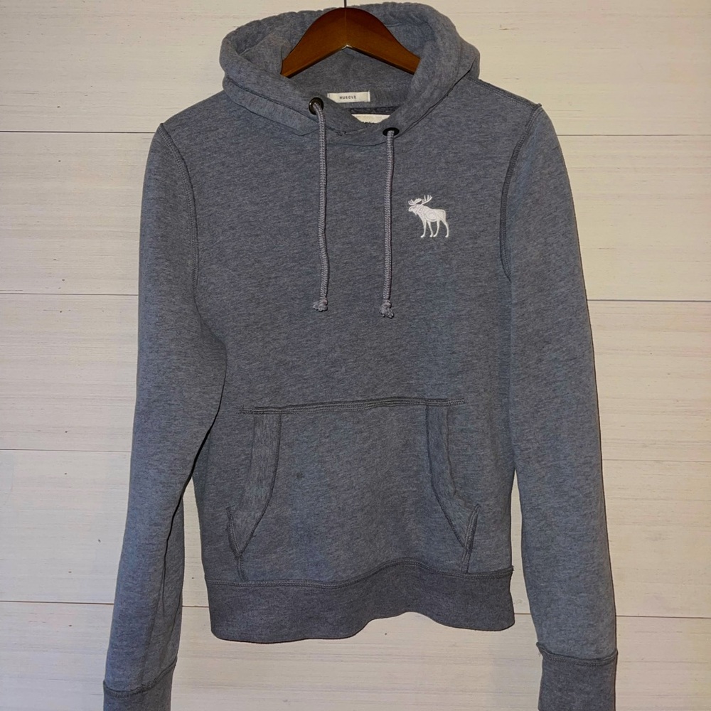 Grey Abercrombie hoodie